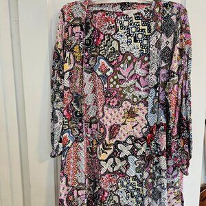 Floral Kimono Blouse shawl cover up from Loft